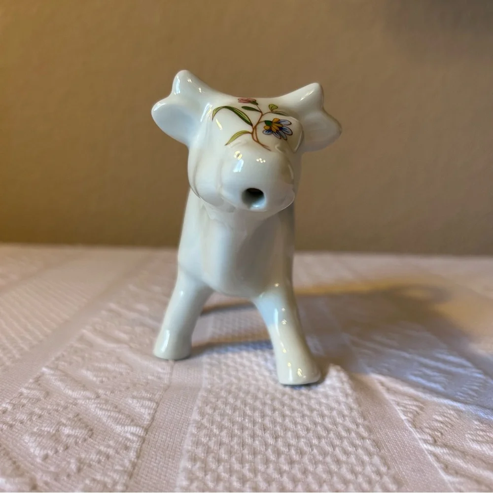 The Frieda Collection Cordon Bleu‎ Porcelain Cow Creamer Pitcher 8X4.5